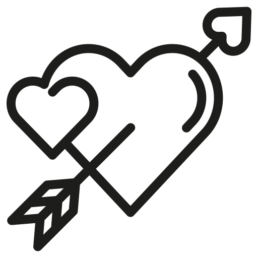 Valentines, arrows, love and romance, cupid, romantic, hearts icon